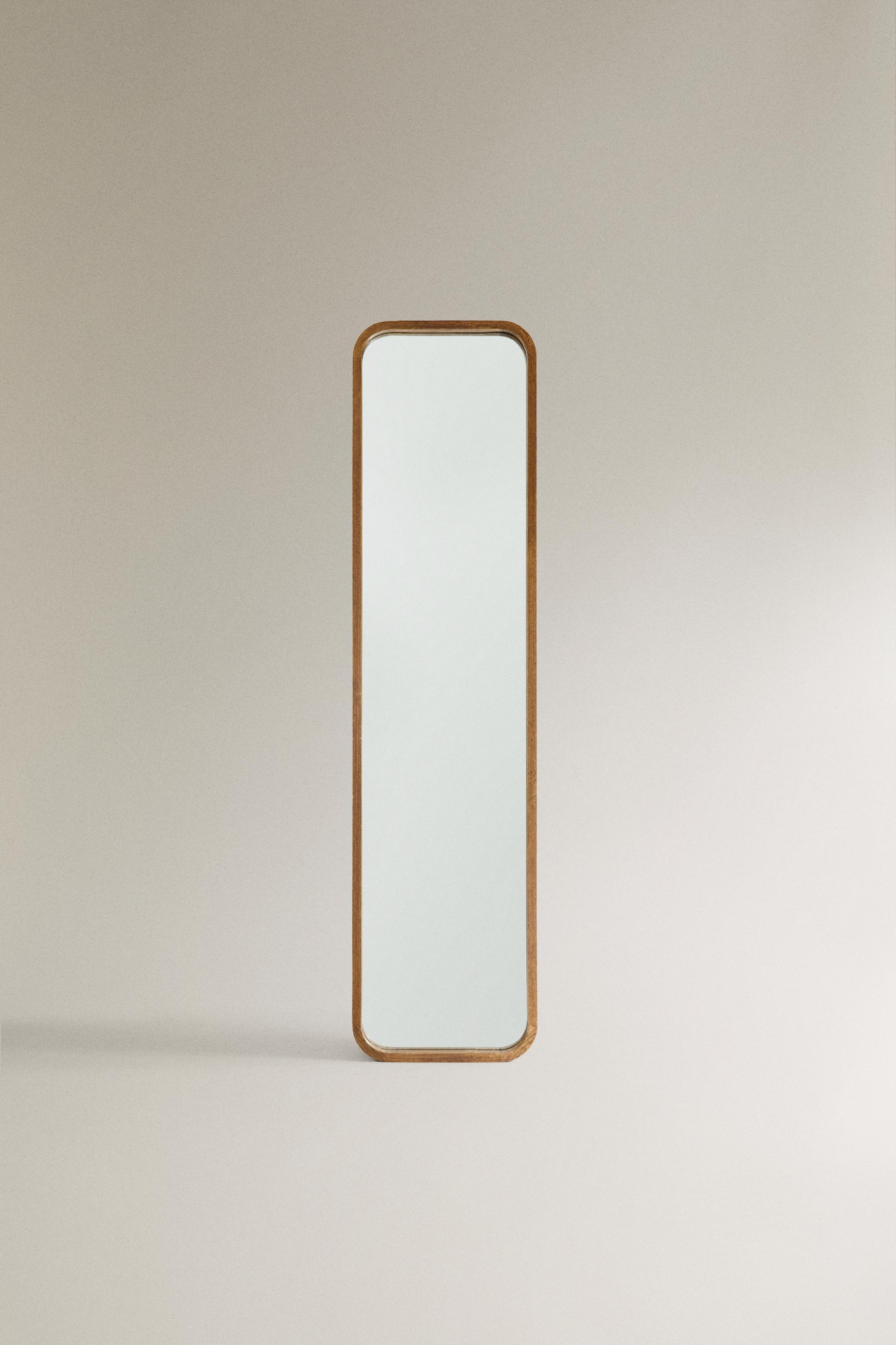 MIROIR SUR PIED CADRE ARRONDI